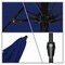 California Umbrella 9' Bronze Aluminum Market Patio Umbrella, Pacifica Navy Blue 194061337691 - alternate 2
